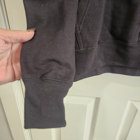 Port & Co New York Distressed-look Black Hoodie - Size XL - NWOT - Picture 7 of 11